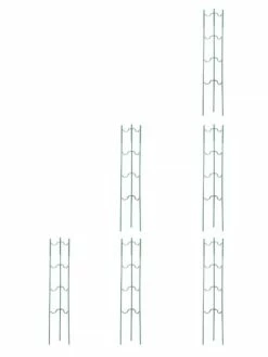 Stacking Tomato Ladders, Set Of 6 -garden Sales Store 40309 Grn stacking tomato ladders set of 6 green tif