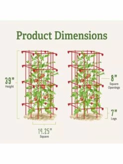 Tomato Cages, Set Of 4 14 Tomato Cages, Set Of 4 -garden Sales Store 8587040 1