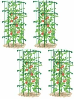 Tomato Cages, Set Of 4 13 Tomato Cages, Set Of 4 -garden Sales Store 8587040 GR 001E tif