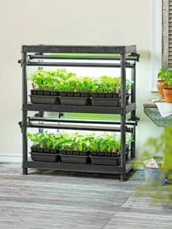Stack-n-Grow Lights - Base Unit -garden Sales Store 8590139 001E Stack N Grow 2 Tier Light System tif 1
