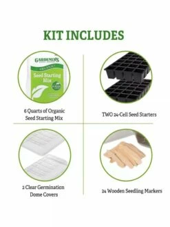 Organic GrowEase Seed Starting Success Kit -garden Sales Store 8592393 4
