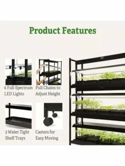 LED SunLite® 3-Tier Garden -garden Sales Store 8595554 4