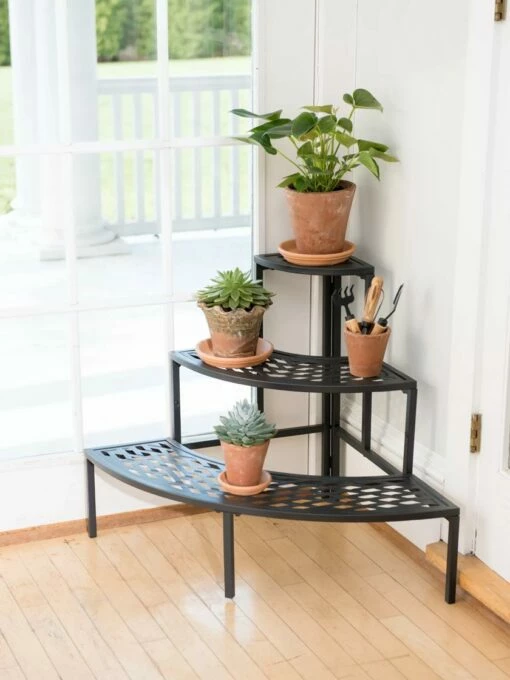Quarter-Round Lattice Plant Stand -garden Sales Store 8596372 6670 tif