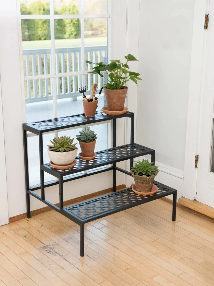Rectangular Lattice Plant Stand 3 Rectangular Lattice Plant Stand