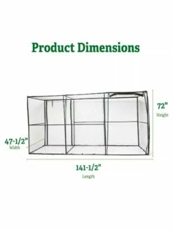 Crop Cage, 4' X 12' 9 Crop Cage, 4' X 12' -garden Sales Store 8596540 2