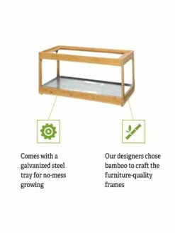 Low Bamboo LED Grow Light Garden -garden Sales Store 8597720 5