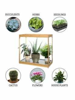 Medium Bamboo LED Grow Light Garden -garden Sales Store 8597883 3