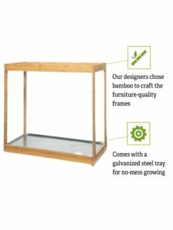 Medium Bamboo LED Grow Light Garden -garden Sales Store 8597883 5
