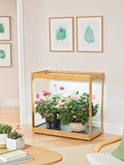 Medium Bamboo LED Grow Light Garden -garden Sales Store 8597883 9279 tif