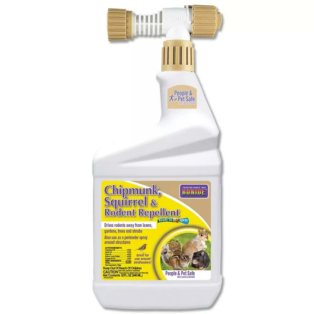 Bonide® Chipmunk, Squirrel And Rodent Repellent Ready To Use Spray 3 Bonide® Chipmunk, Squirrel And Rodent Repellent Ready To Use Spray