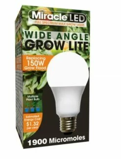 Miracle LED Corded 4-Socket Grow Light Kit With Bulbs, Full Spectrum And Red -garden Sales Store 8599032 02V tif