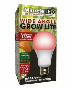 Miracle LED Corded 4-Socket Grow Light Kit With Bulbs, Full Spectrum And Red -garden Sales Store 8599032 03V tif