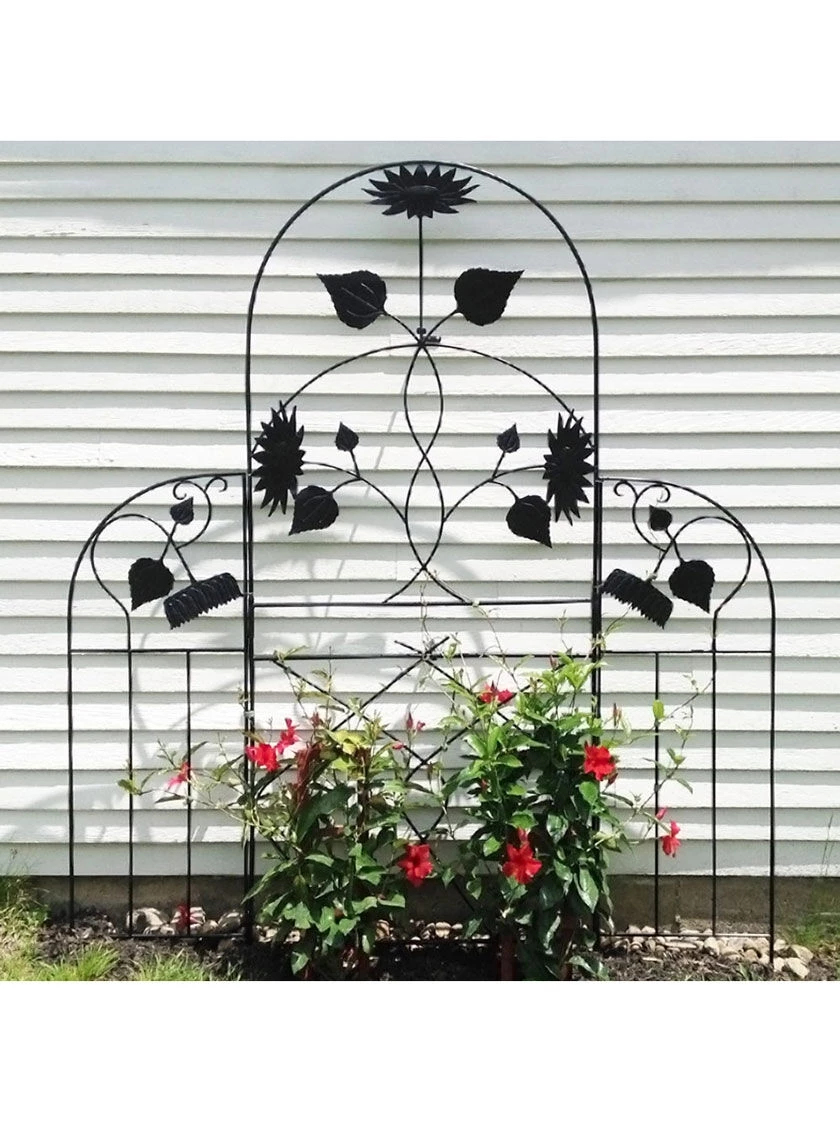 Achla Designs Sunflower Trellis Side Panels, Set Of 2 4 Achla Designs Sunflower Trellis Side Panels, Set Of 2 - Image 2