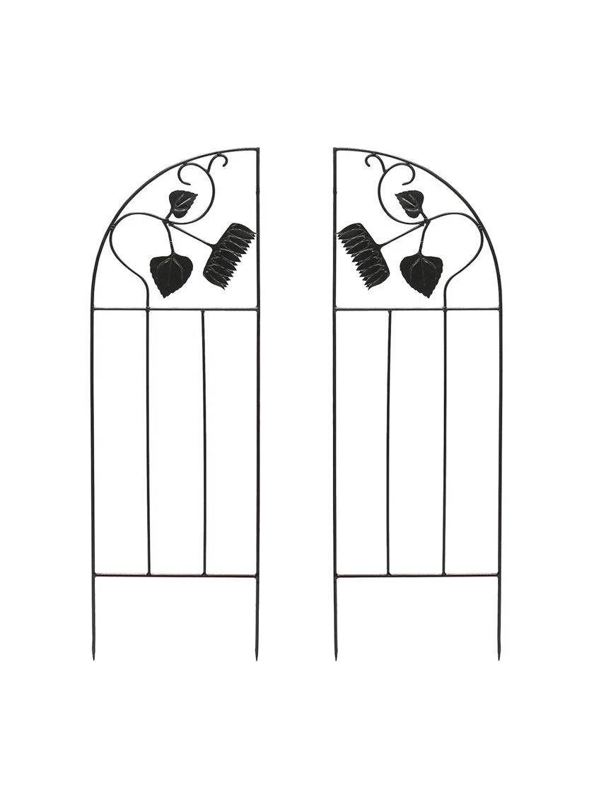 Achla Designs Sunflower Trellis Side Panels, Set Of 2 3 Achla Designs Sunflower Trellis Side Panels, Set Of 2