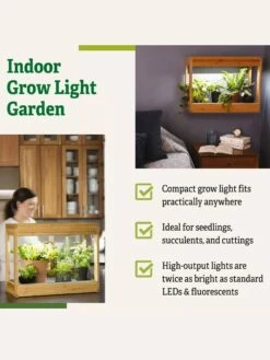Bamboo Mini LED Grow Light Garden -garden Sales Store 8599624 04