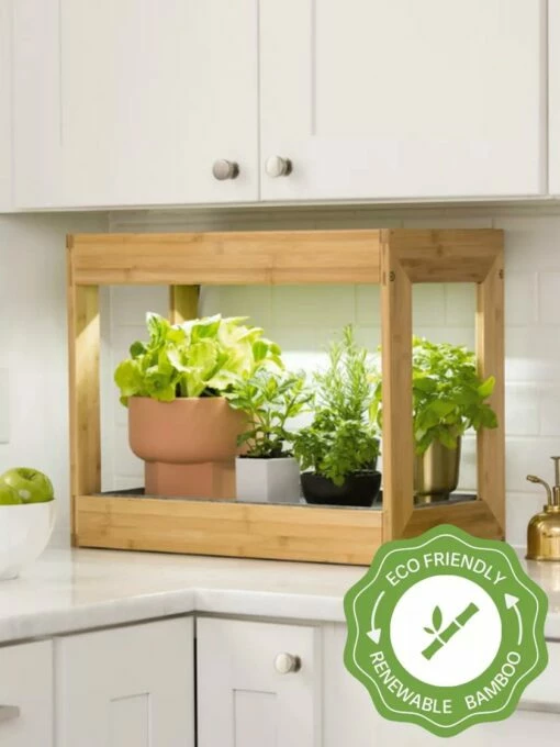 Bamboo Mini LED Grow Light Garden -garden Sales Store 8599624 2i