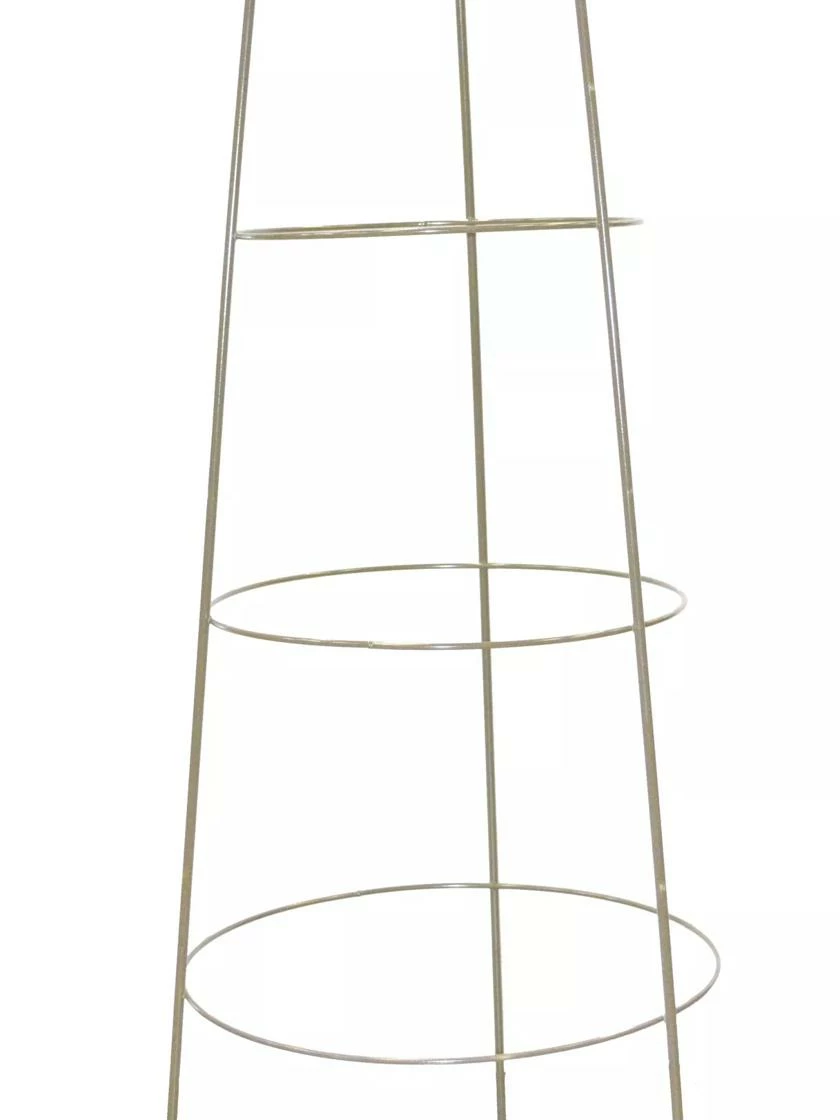 Heavy-Duty Galvanized Inverted Plant Supports 42", Set Of 5 3 Heavy-Duty Galvanized Inverted Plant Supports 42", Set Of 5