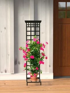 Mission-Style Planter Stand With Trellis 7 Mission-Style Planter Stand With Trellis -garden Sales Store 8600111 01V tif
