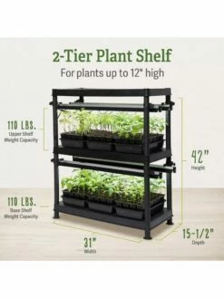 LED Stack-n-Grow Lights - 2-Tier System 9 LED Stack-n-Grow Lights - 2-Tier System -garden Sales Store 8608906 1