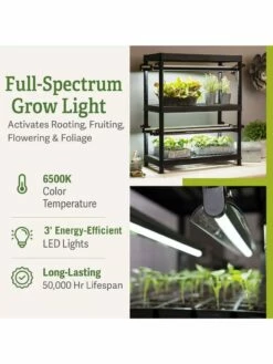 LED Stack-n-Grow Lights - 2-Tier System 11 LED Stack-n-Grow Lights - 2-Tier System -garden Sales Store 8608906 2