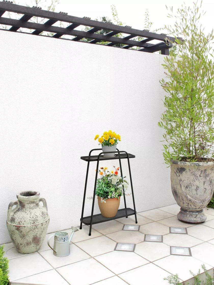 Modern Metal Plant Shelves 4 Modern Metal Plant Shelves - Image 2