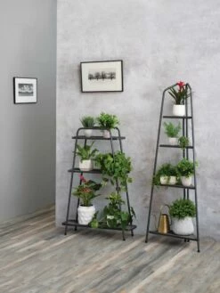 Modern Metal Plant Shelves