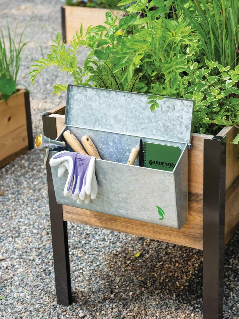 Galvanized Garden Tool Storage Box 3 Galvanized Garden Tool Storage Box