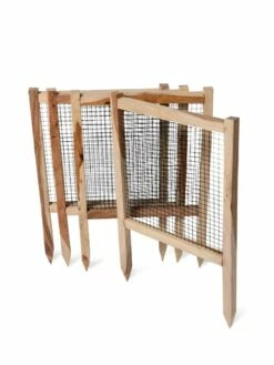 Wood And Wire Critter Fence, Set Of 4 -garden Sales Store 8611023 1267 tif