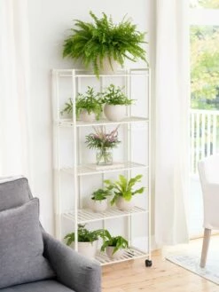 Oslo 4-Tier Plant Stand With Folding Shelves