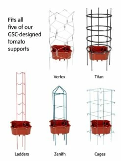 Deluxe Tomato Halos, Set Of 2 -garden Sales Store 8612045 support composite tif