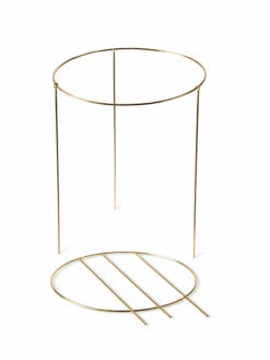 Brass Plated Grow Throughs, Set Of 2 -garden Sales Store 8612662 188