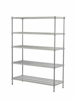 MeshWorks © 5 Tier Plant Shelving -garden Sales Store 8613014 10v meshworks 5 tier plant shelf silver