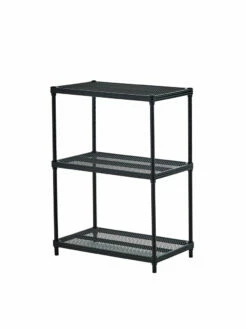 MeshWorks © 3 Tier Plant Shelving -garden Sales Store 8613016 04v meshworks 3 tier plant shelf black