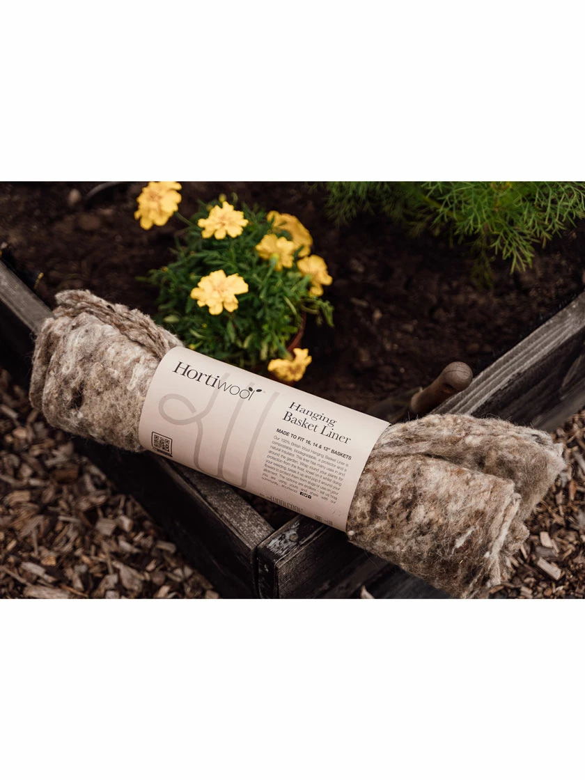 Hortiwool ® Hanging Basket Liner, Set Of 2 5 Hortiwool ® Hanging Basket Liner, Set Of 2 - Image 3