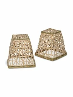 Bamboo Cloche, Set Of 2 21 Bamboo Cloche, Set Of 2 -garden Sales Store 8613351 4693