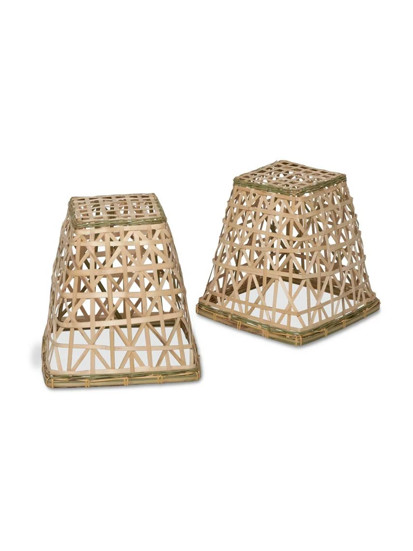 Bamboo Cloche, Set Of 2 12 Bamboo Cloche, Set Of 2 - Image 10