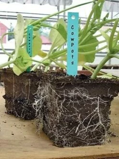 2-3/4" Square Cowpots 6-Packs, Set Of 4 7 2-3/4" Square Cowpots 6-Packs, Set Of 4 -garden Sales Store GS37034 05